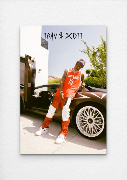 Travis Scott - Rodeo Action Figure - Canvas Poster - Rap Prints