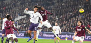 Hasil Akhir Pertandingan MU vs West Ham